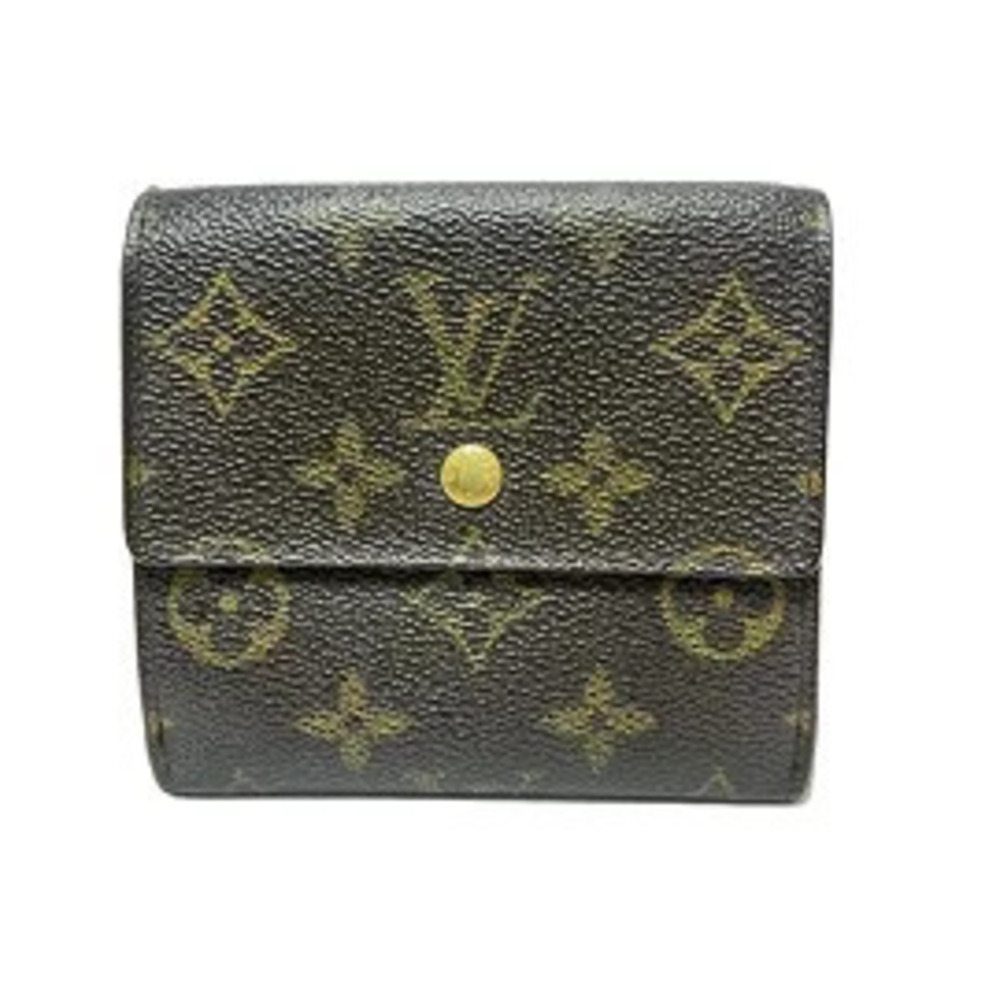 LOUIS VUITTON Portemonnaie Bi fold Credit Card Wallet Leather